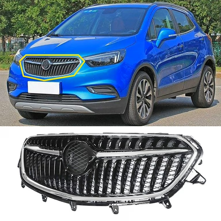 ბადე შავი ქრომის ჩარჩოთი - BUICK ENCORE 2017-2021