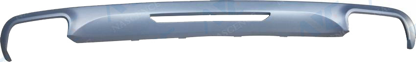 Rear bumper spoiler