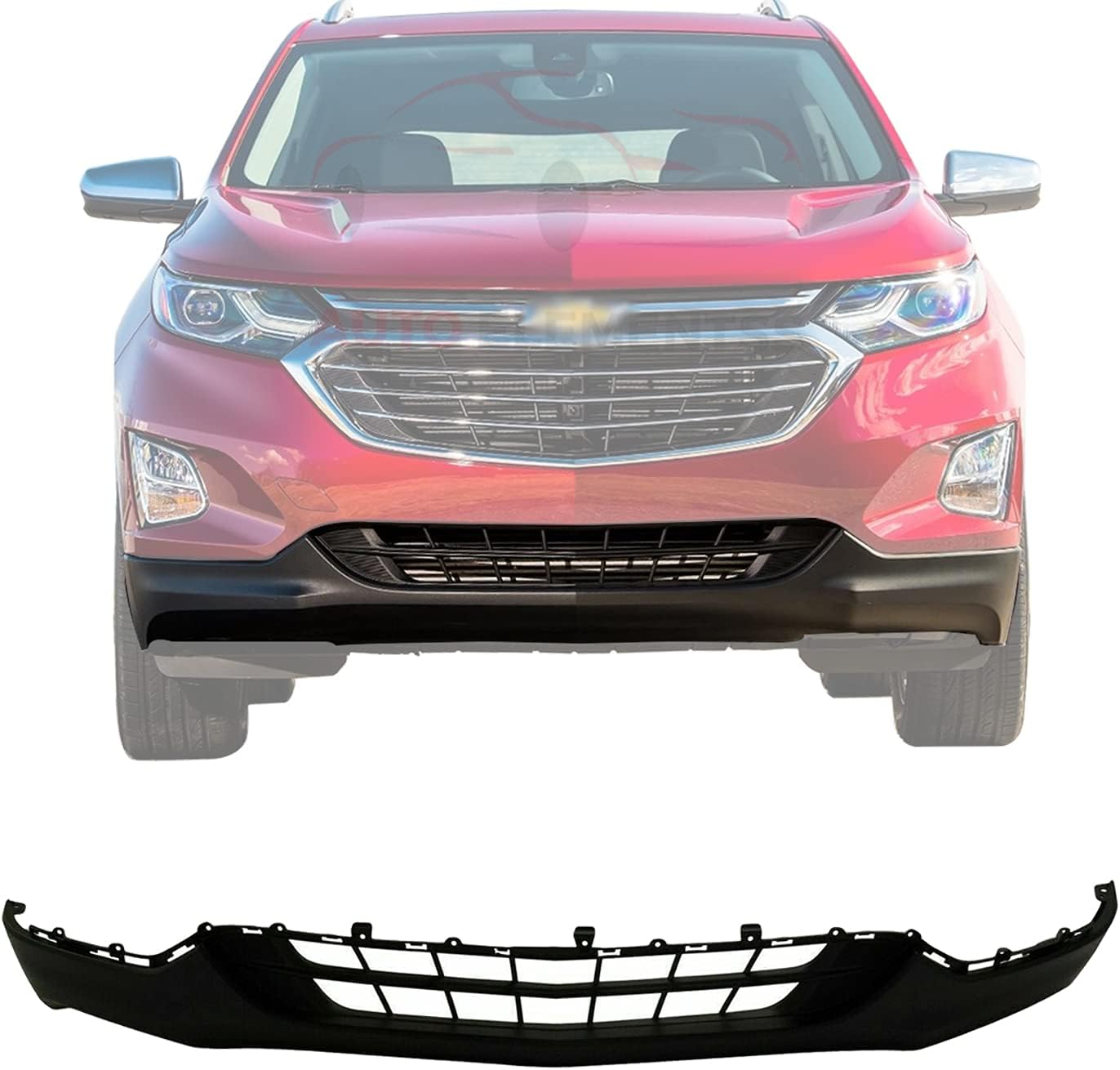 სპოილერი წინა ბამპერის - CHEVROLET EQUINOX 2018-2022