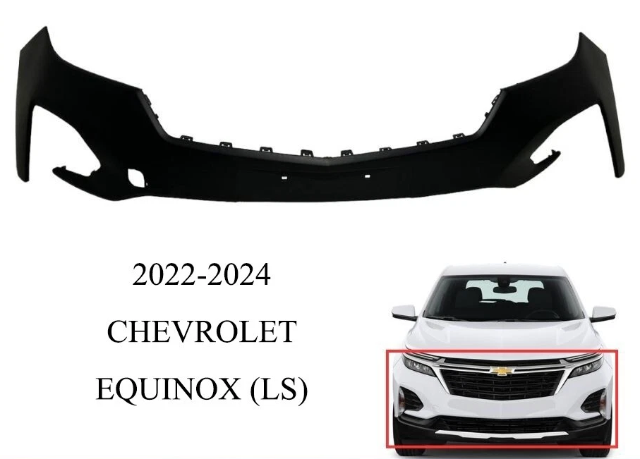 წინა ბამპერი სანისლე და კერხერის ჭრილით - CHEVROLET EQUINOX 2021- წინა ბამპერი სანისლე და კერხერის ჭრილით - CHEVROLET EQUINOX 2021-