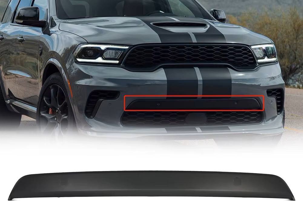 მოლდინგი წინა ბამპერის შავი - DODGE DURANGO 2021- მოლდინგი წინა ბამპერის შავი - DODGE DURANGO 2021-