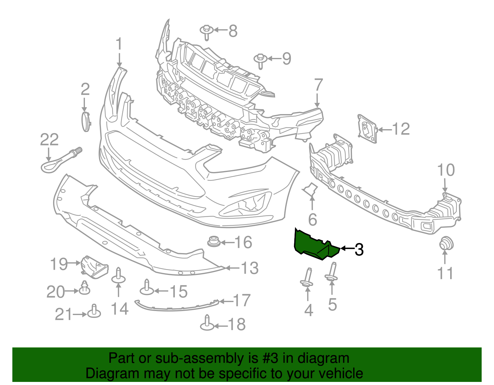სამაგრი წინა მარჯვენა - FORD C-MAX 2012-2018 Bracket front right