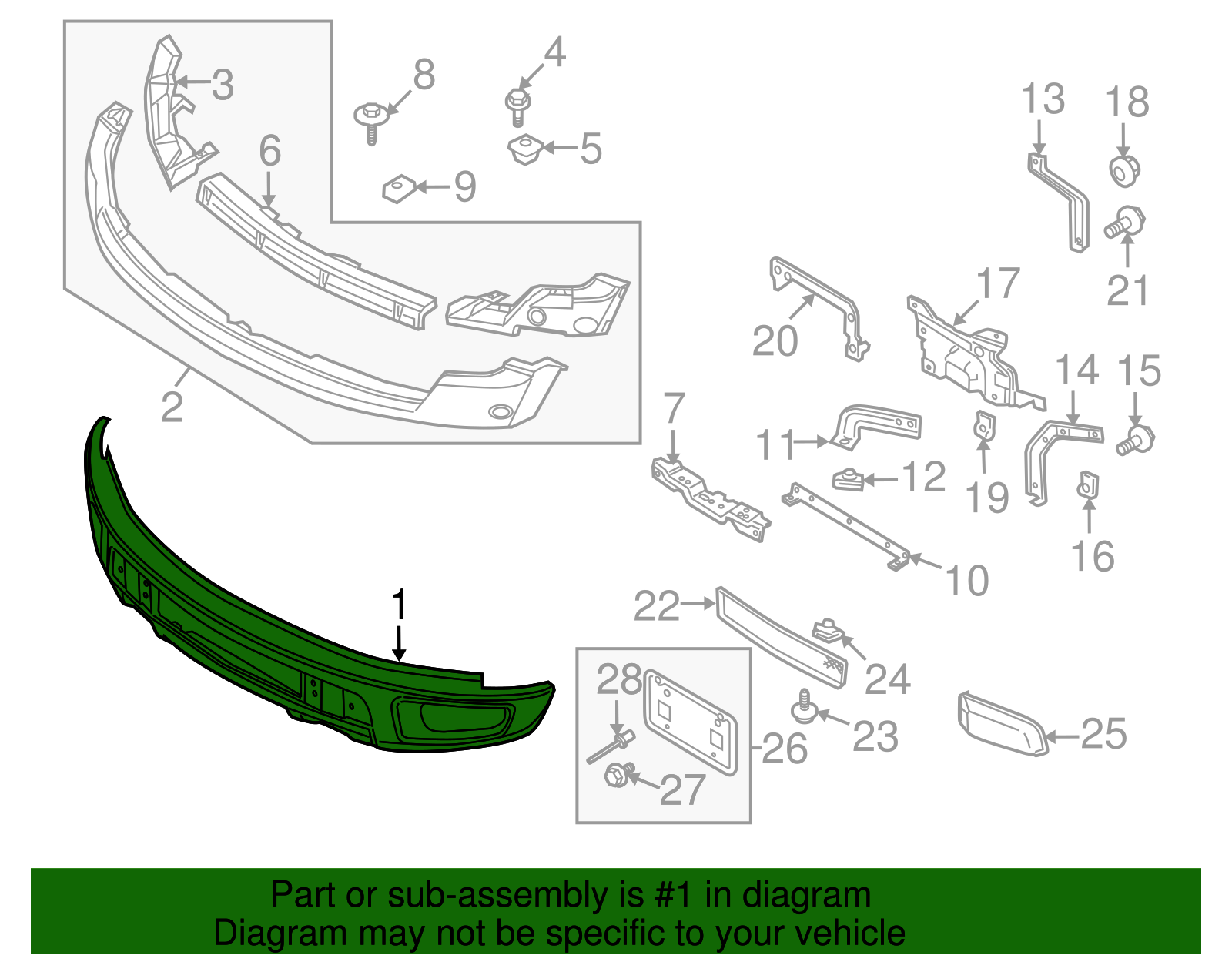 წინა ქვედა ბამპერი რკინა SVT - FORD F150 SVT RAPTOR 2010-2014