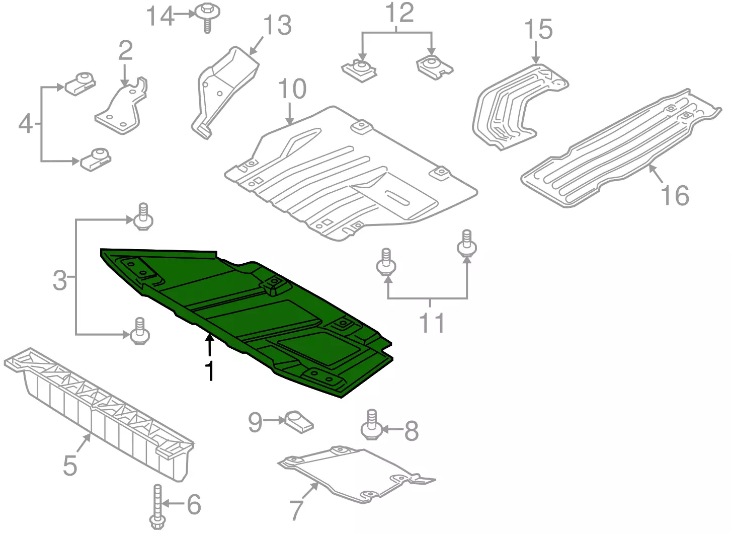 ძრავის დამცავი ალუმინი - FORD F150 SVT RAPTOR 2010-2014