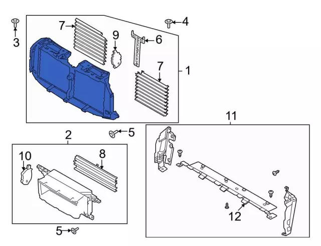 ჰაერის შემკრები ზედა - FORD F150 2021- ჰაერის შემკრები ზედა - FORD F150 2021-