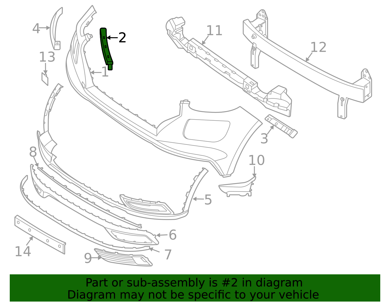 სამაგრი წინა ბამპერის მარცხენა HYUNDAI VENUE - 2020-