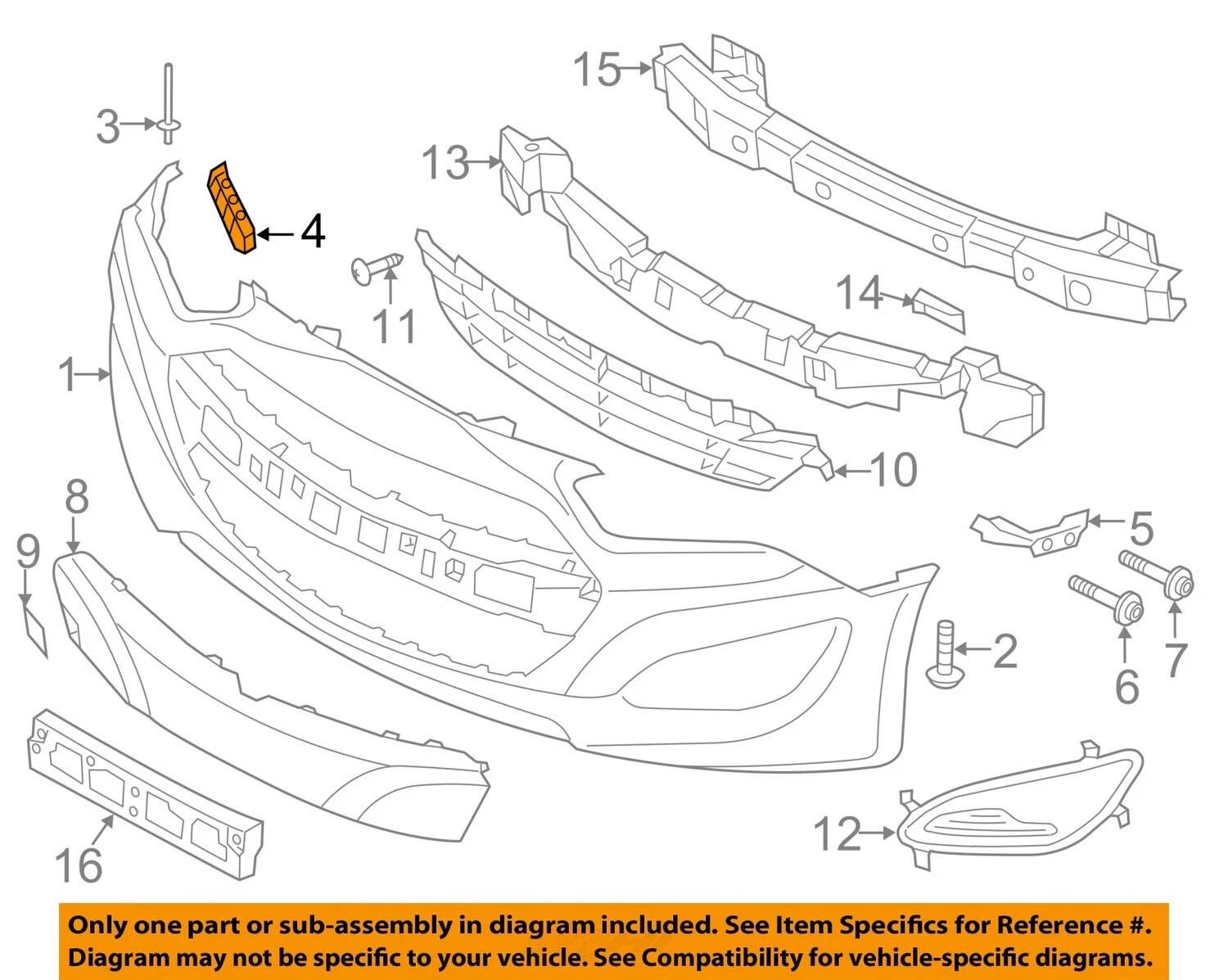 სამაგრი წინა ბამპერის მარჯვენა HYUNDAI H1 2018-2021