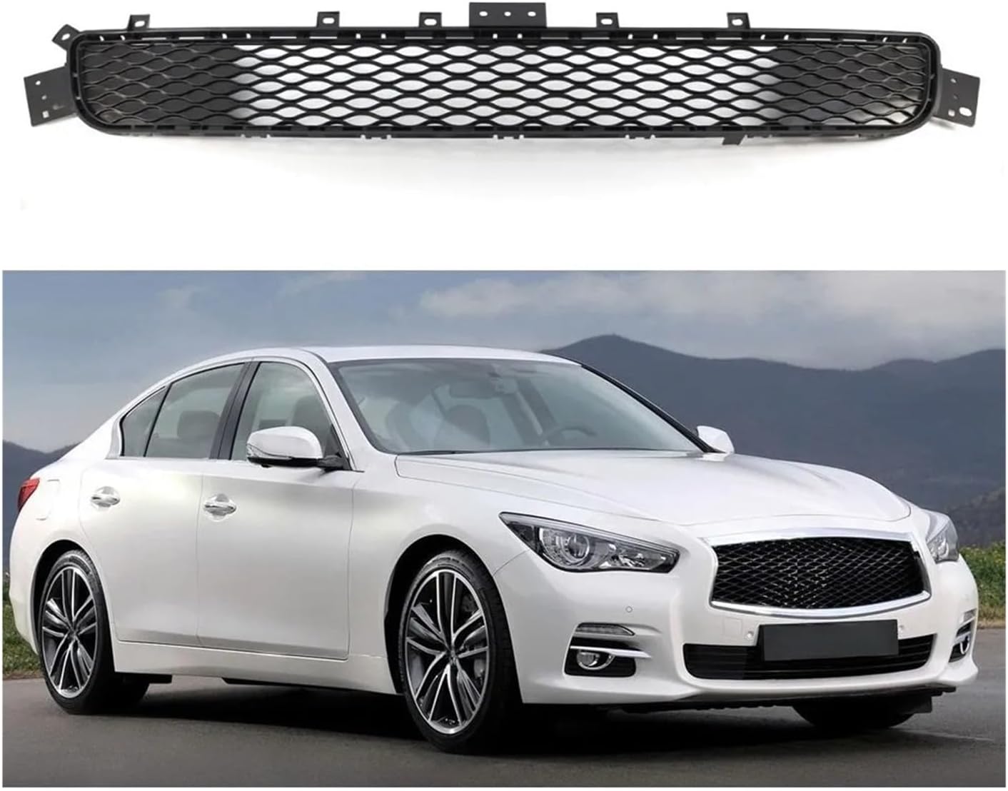 ცხაურა შუა - INFINITI Q50 2014-17 ცხაურა შუა - INFINITI Q50 2014-17