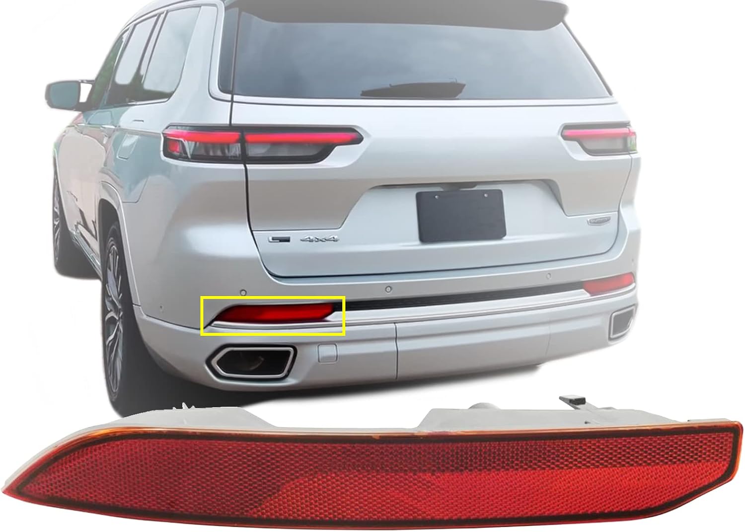 რეფლექტორი უკანა მარცხენა - JEEP GRAND CHEROKEE L 2021-/GRAND CHEROKEE 2022-