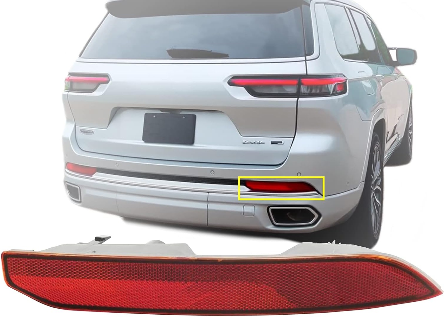 რეფლექტორი უკანა მარჯვენა - JEEP GRAND CHEROKEE L 2021-/GRAND CHEROKEE 2022-