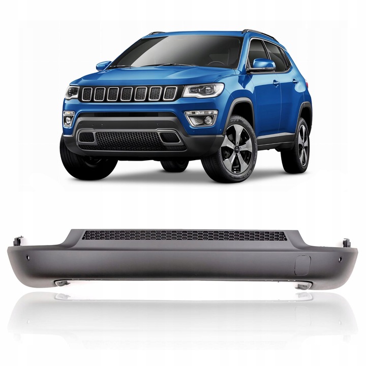სპოილერი უკანა ბამპერის სენსორის 2 ჭრილით - JEEP COMPASS 2017- Задний бампер