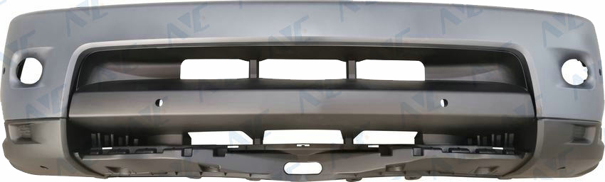 Front bumper with washer