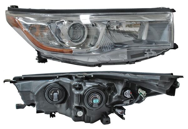 Headlamp right hybrid