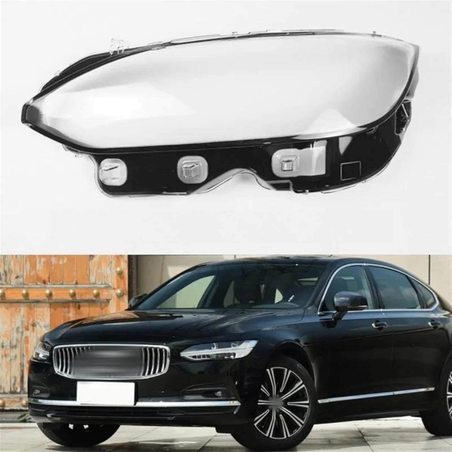 მინა წინა მაშუქის მარცხენა - VOLVO S90 2016-2022 მინა წინა მაშუქის მარცხენა - VOLVO S90 2016-2022